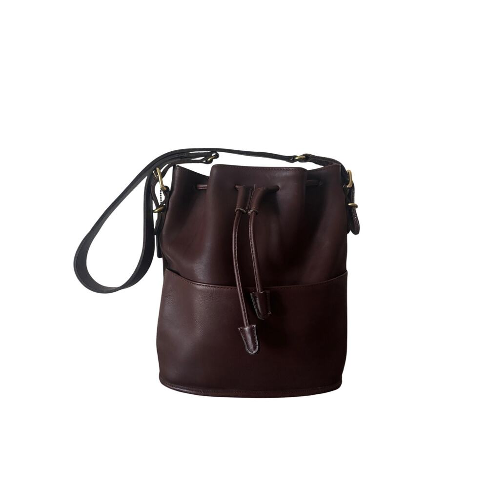 Vintage Coach Lula's Legacy Bag 9952 Dark Brown Shoulder Bag Leather Academia